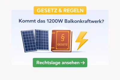 1200 Watt Balkonkraftwerk Gesetz
